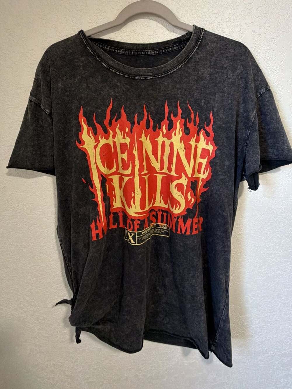 Ice Nine Kills Hell Of A Summer Tour 2025 T-Shirt Size XL Mineral Wash